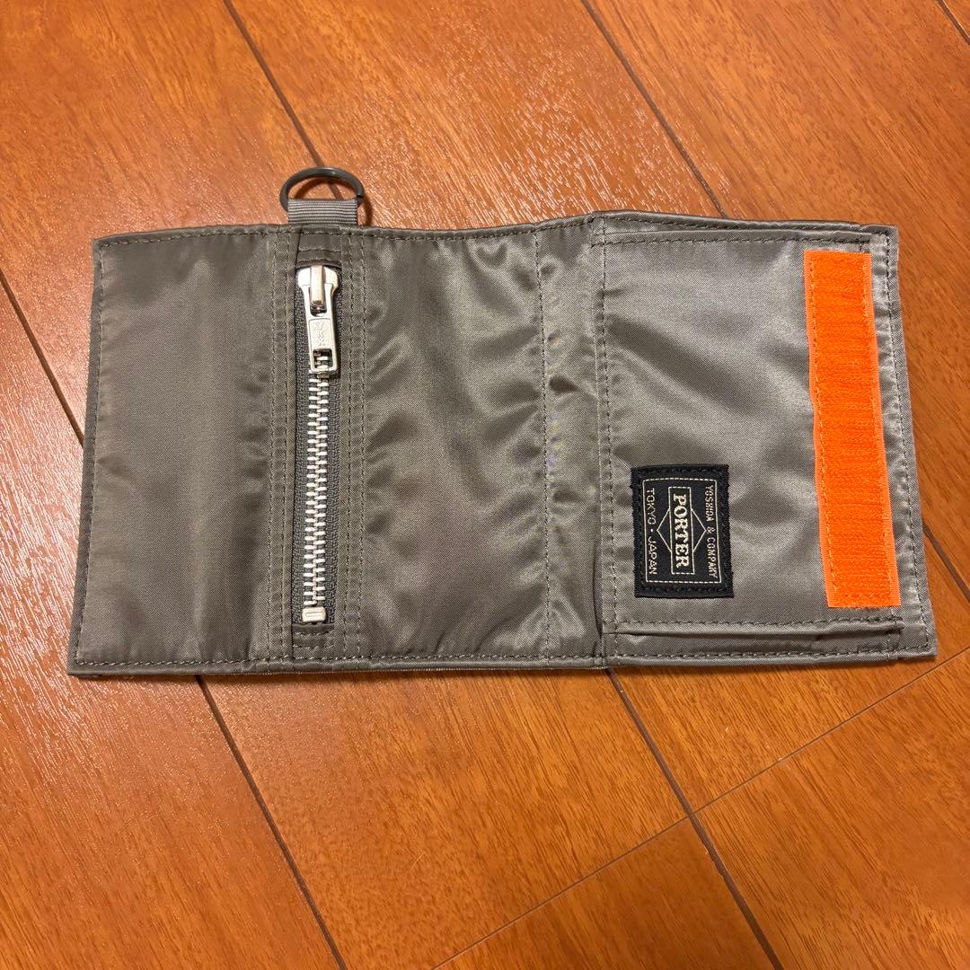 PORTER / TANKER POCKET WALLET(M) シルバーグレー
