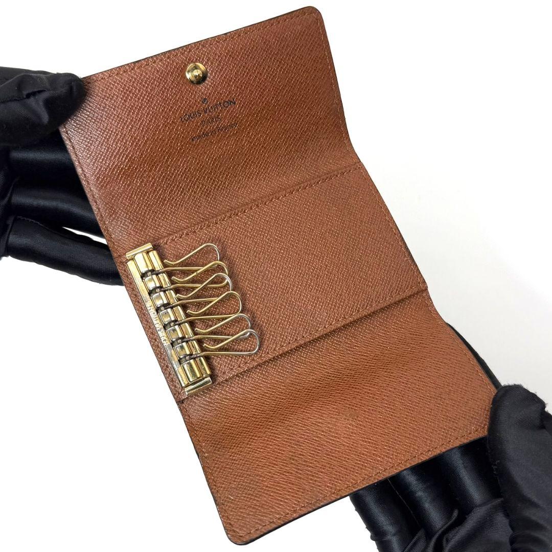 極美品 ルイヴィトン モノグラム ミュルティクレ6 キーケース 鍵 key 6連