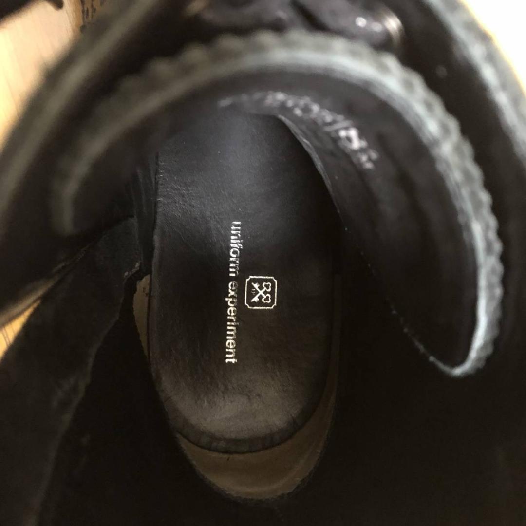 コールハーン ジップアップ ウイングチップブーツ