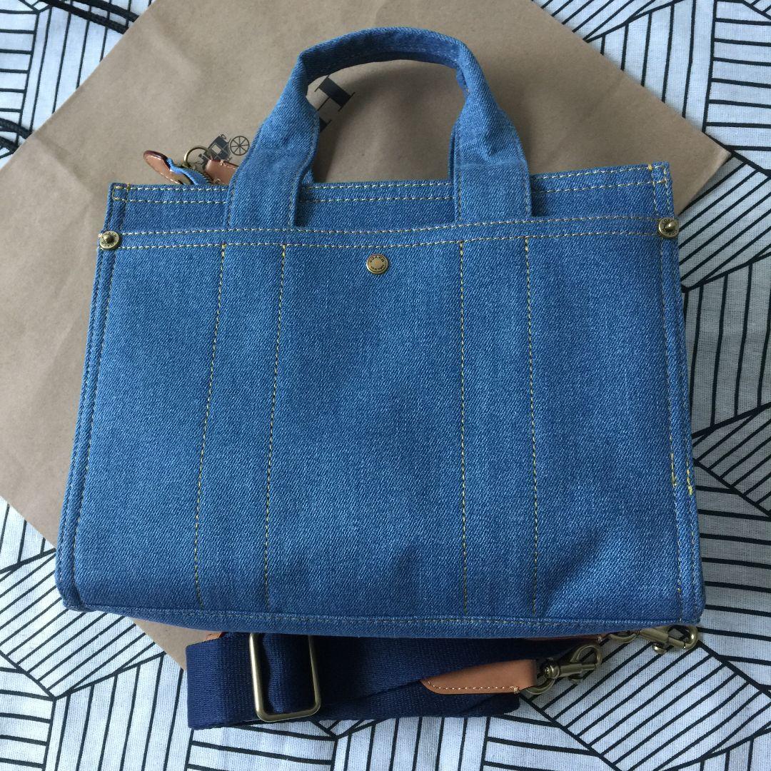 COACHコーチバッグ CR659 デニム トートバッグ ショルダーバッグ