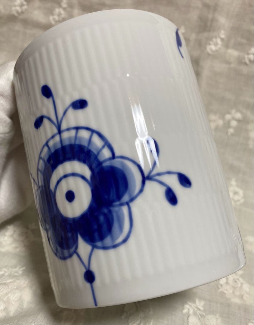 ロイヤルコペンハーゲン ブルーフルーテッドメガ　クッキージャー