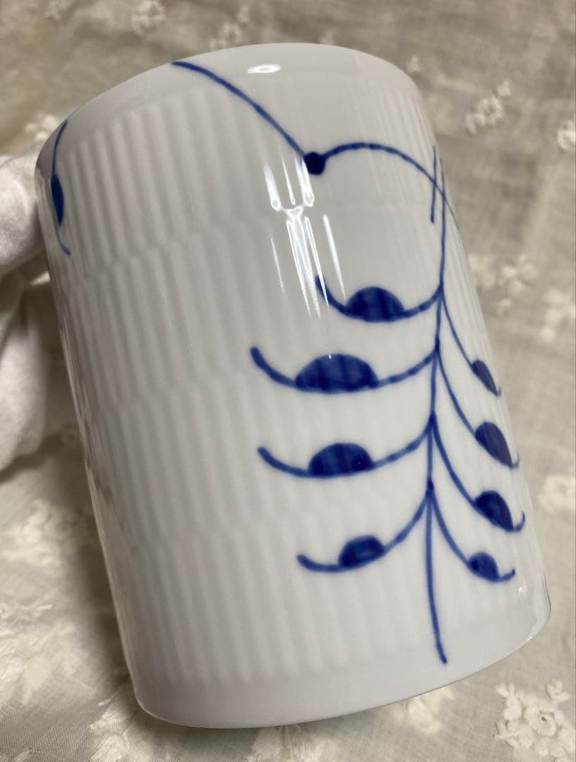 ロイヤルコペンハーゲン ブルーフルーテッドメガ　クッキージャー