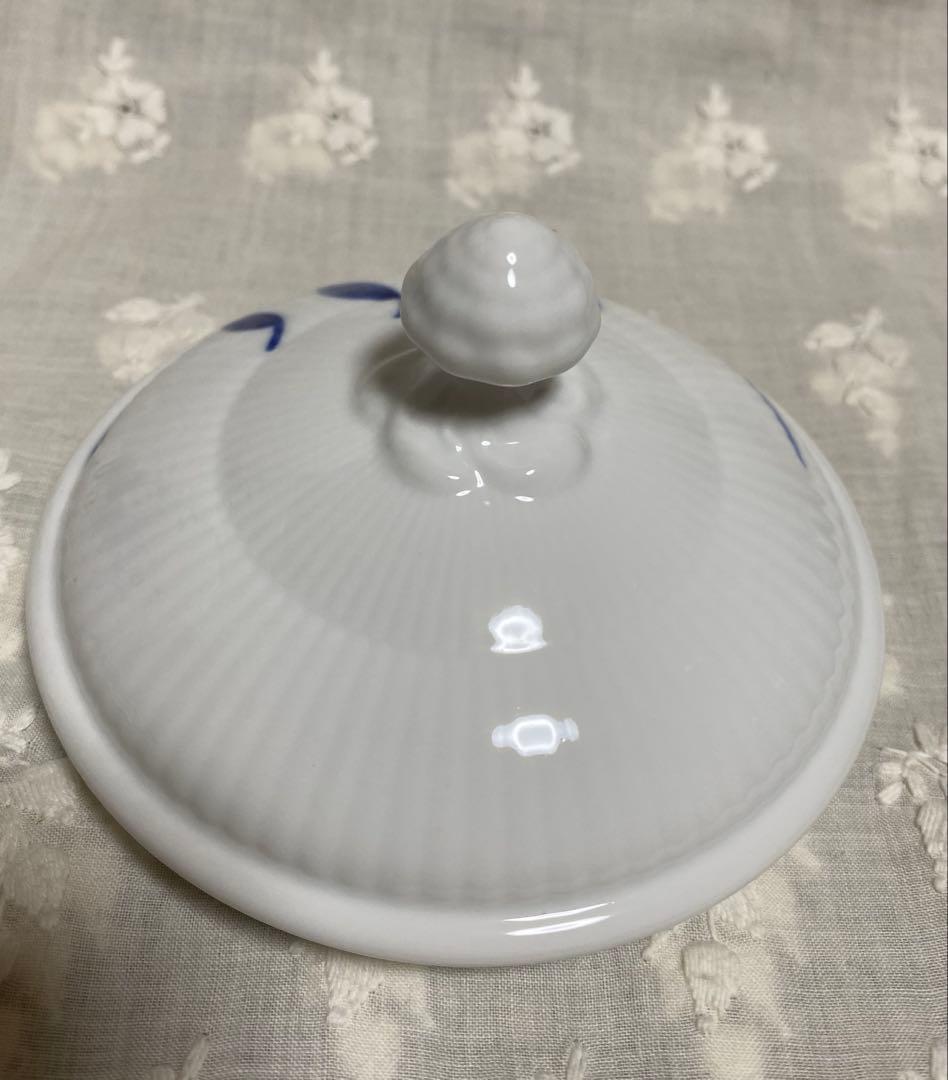 ロイヤルコペンハーゲン ブルーフルーテッドメガ　クッキージャー