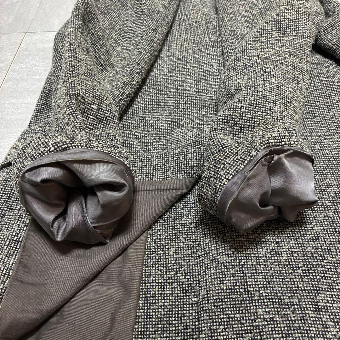 【極美品・大きいサイズ】J.PRESS ツイードジャケット アルパカ混 LL