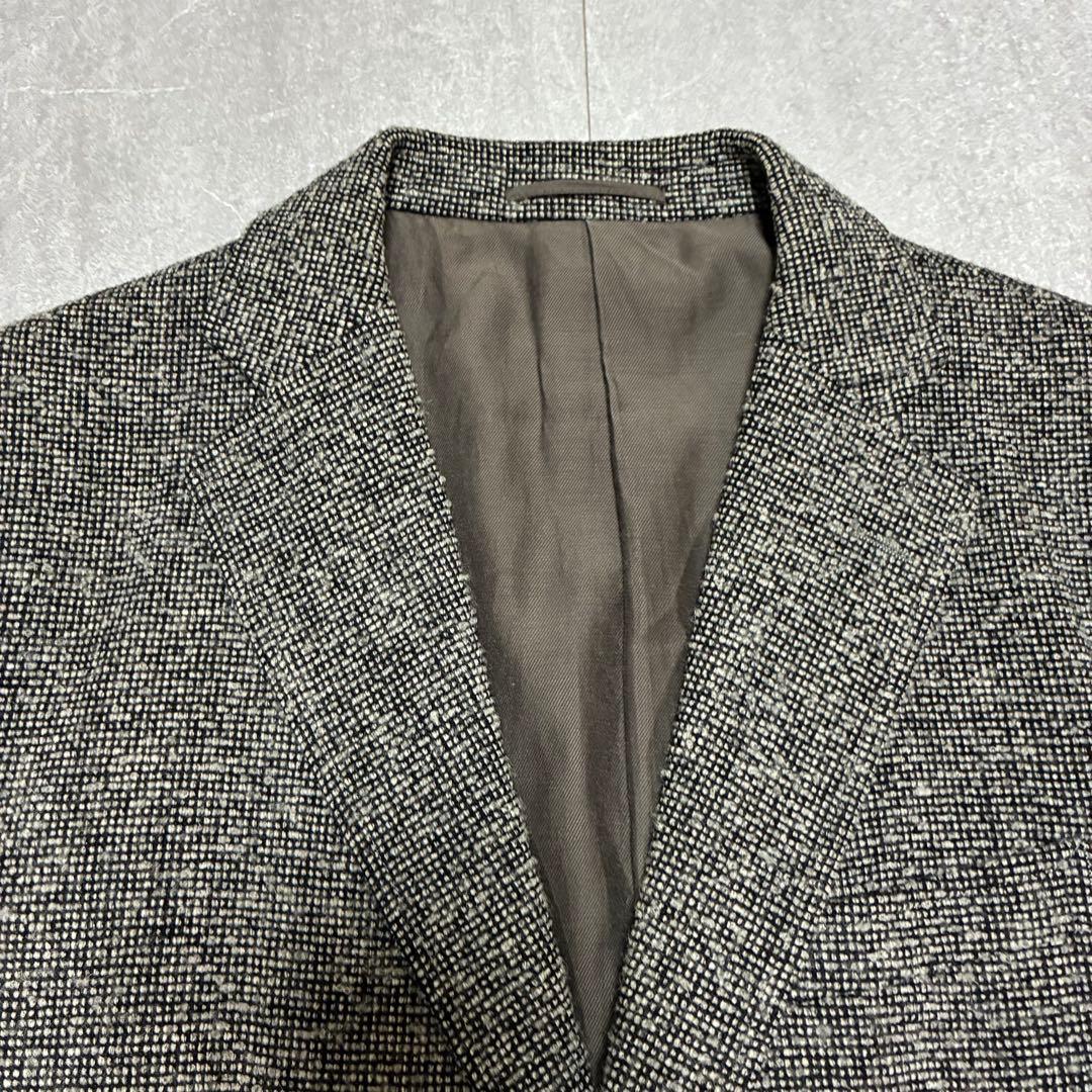 【極美品・大きいサイズ】J.PRESS ツイードジャケット アルパカ混 LL