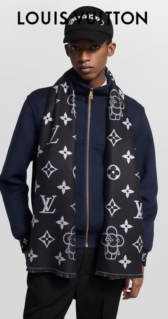 ルイ・ヴィトン モノグラム ヴィヴィエンヌ マフラー