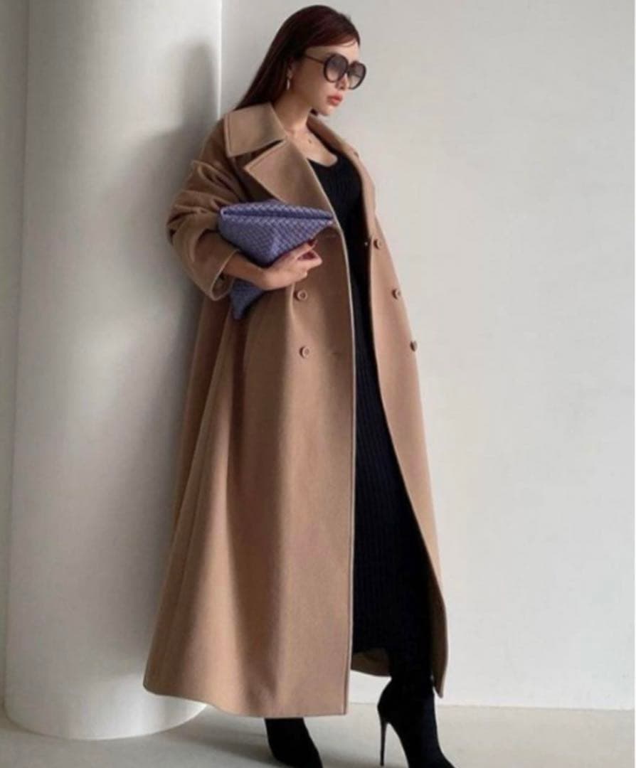 ♡eimy istoire♡ belted chester coat