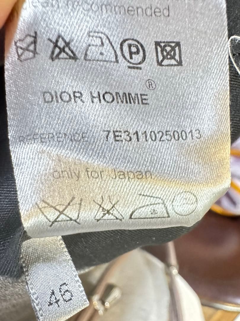 【アパラッチ】Dior スラックス グレー サイズ46 ウール100%