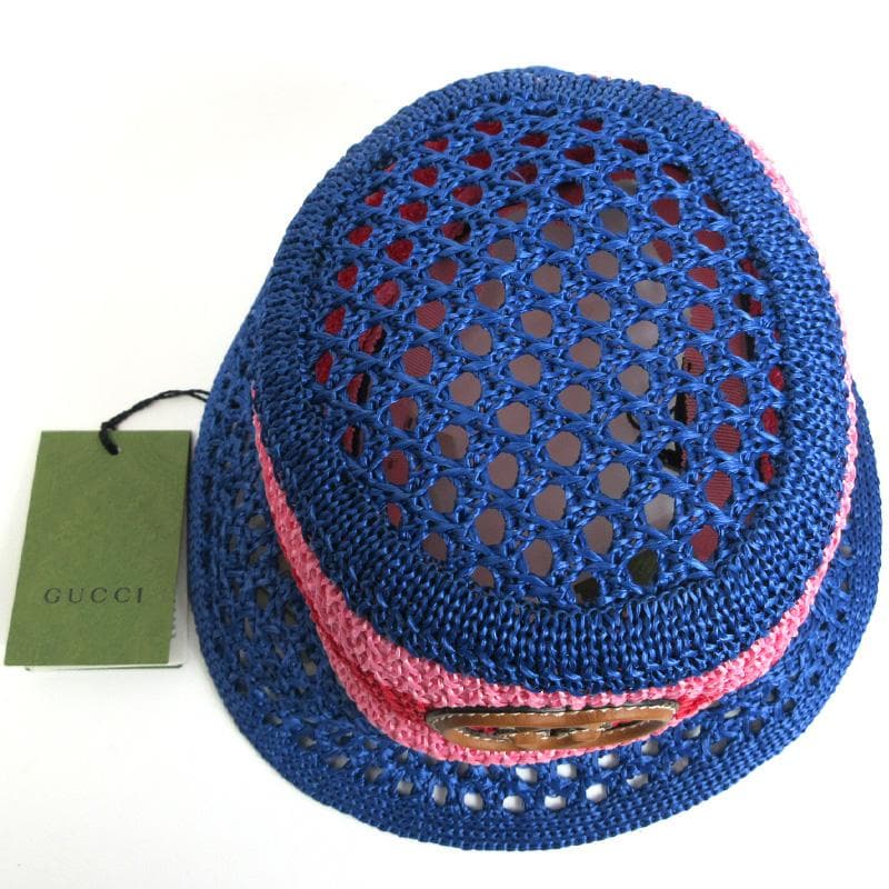 グッチ GUCCI 帽子 ハット ストローバケット GG 750690 新品