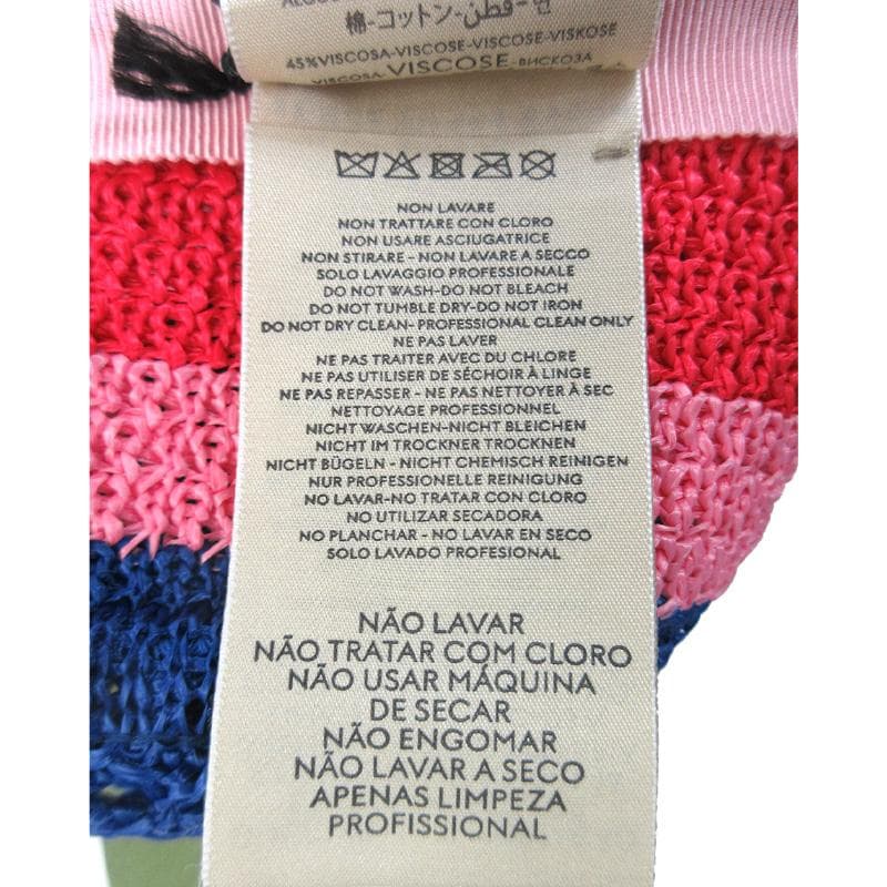 グッチ GUCCI 帽子 ハット ストローバケット GG 750690 新品