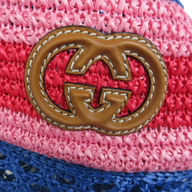 グッチ GUCCI 帽子 ハット ストローバケット GG 750690 新品