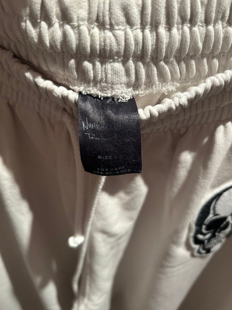 パンツ Number Nine White Double skull sweats