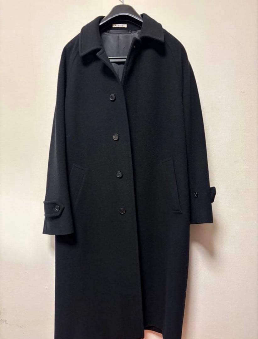 ジャケット・アウター CASHMERE WOOL MOSSER SOUTIEN COLLAR COAT