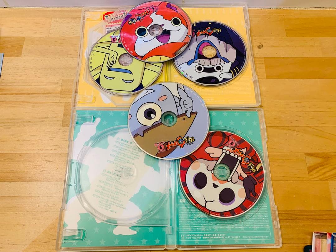 k0120-01★DVDBOX 妖怪ウォッチ 2-5巻 5巻ディスク欠品あり