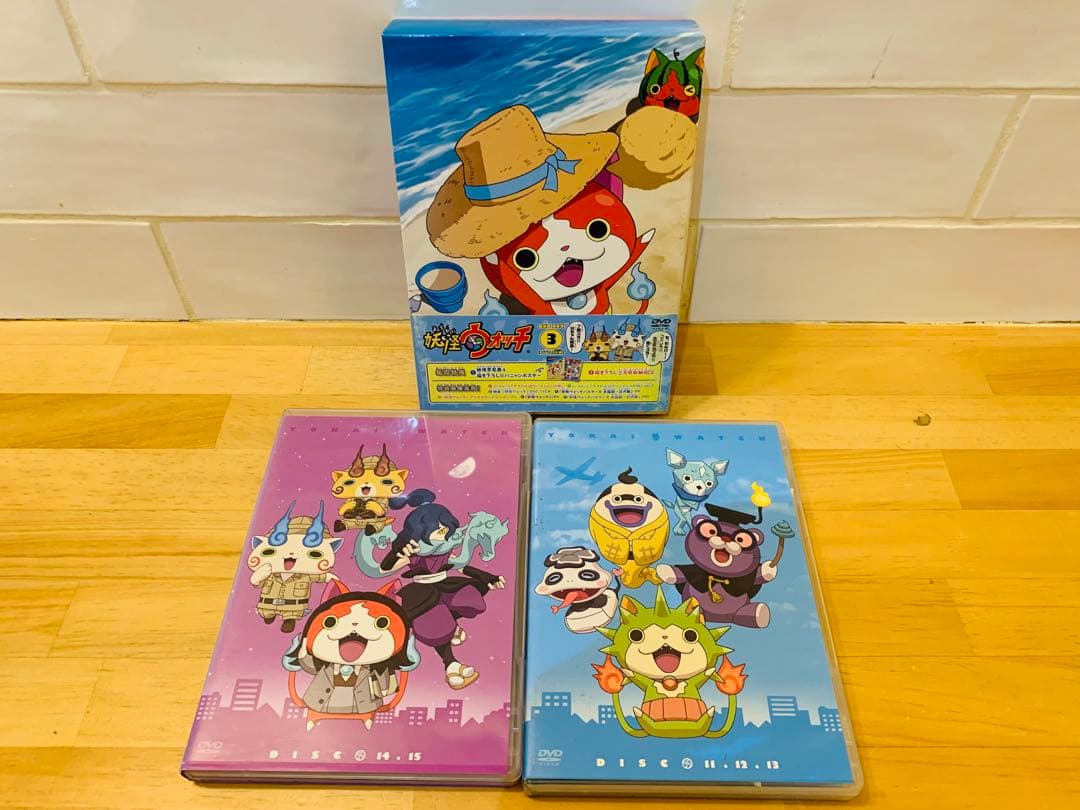 k0120-01★DVDBOX 妖怪ウォッチ 2-5巻 5巻ディスク欠品あり