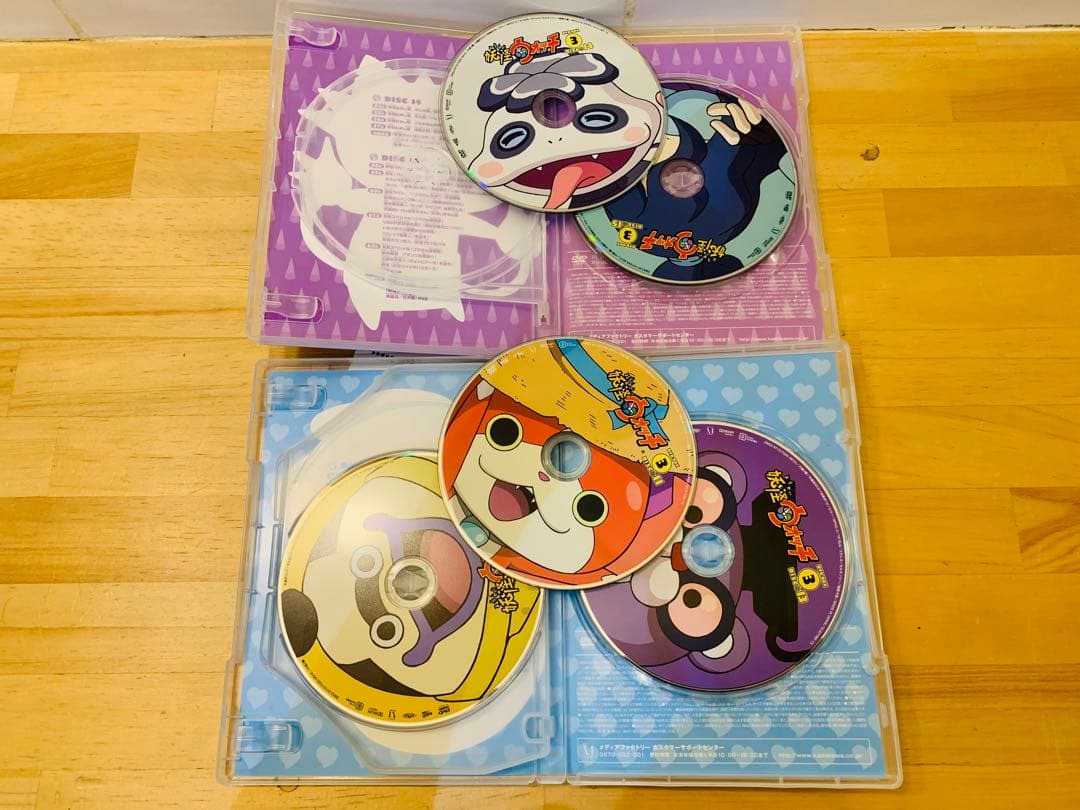 k0120-01★DVDBOX 妖怪ウォッチ 2-5巻 5巻ディスク欠品あり