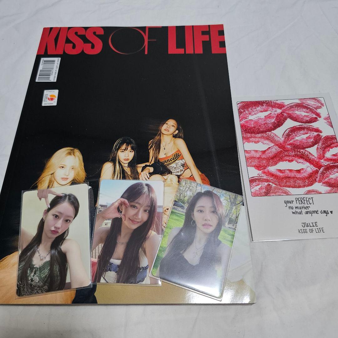 KISS OF LIFE キオプ Shhh ジュリー トレカ アルバム