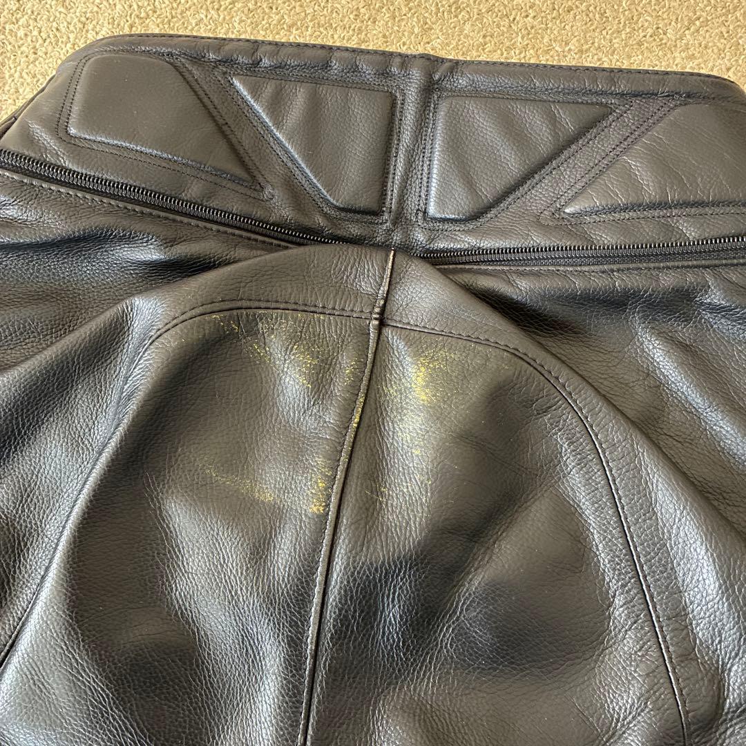 ダイネーゼバイク用レザーパンツ 膝プロテクター付き