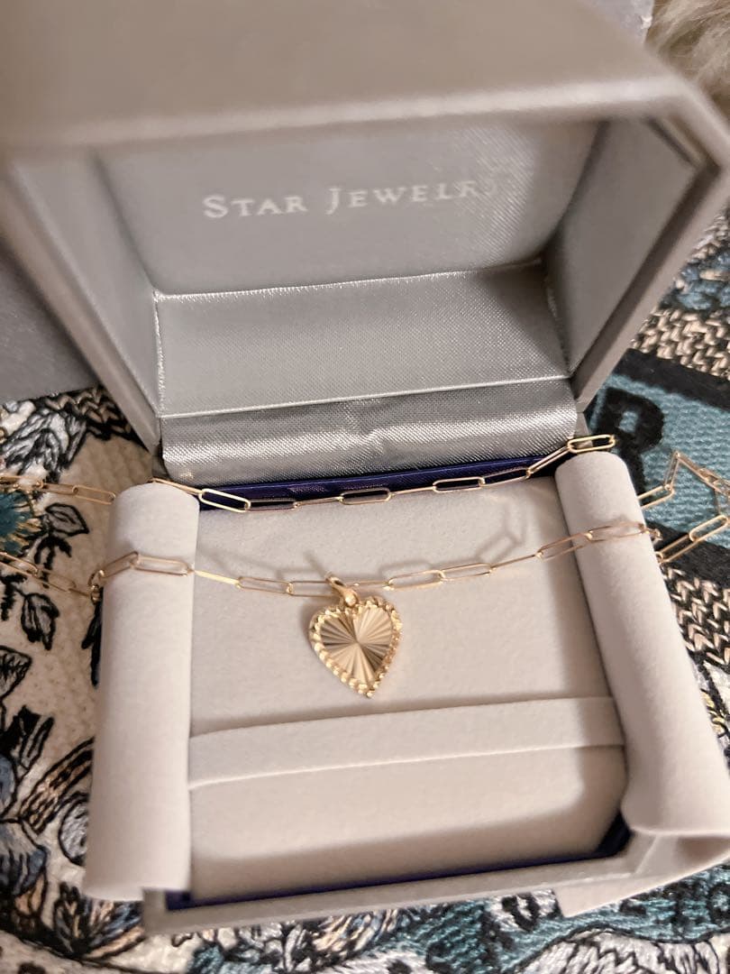 【セット】スタージュエリー K10 ギヨシェ ネックレス チェーン