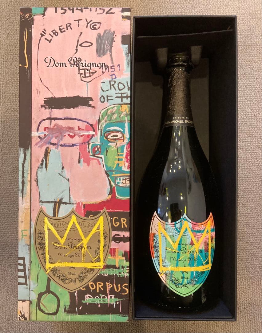 ドン ペリニヨン ヴィンテージ バスキア 限定ギフトBOX 空箱空瓶