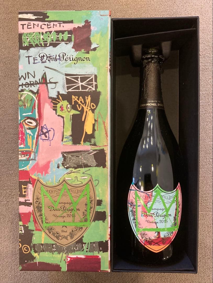 ドン ペリニヨン ヴィンテージ バスキア 限定ギフトBOX 空箱空瓶
