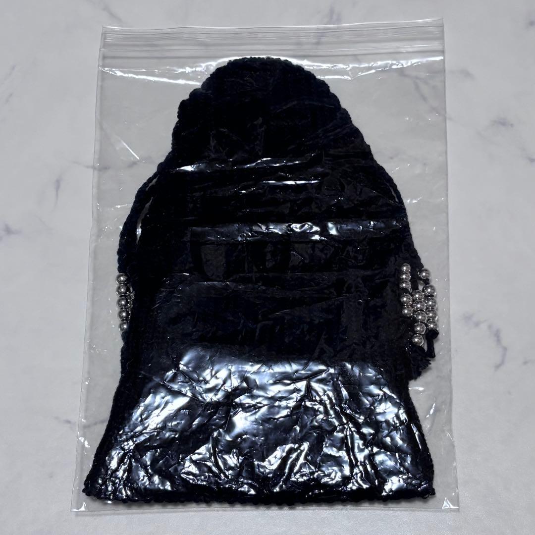新品 OODE CO. BALACLAVA BLACK SILVER BEADS