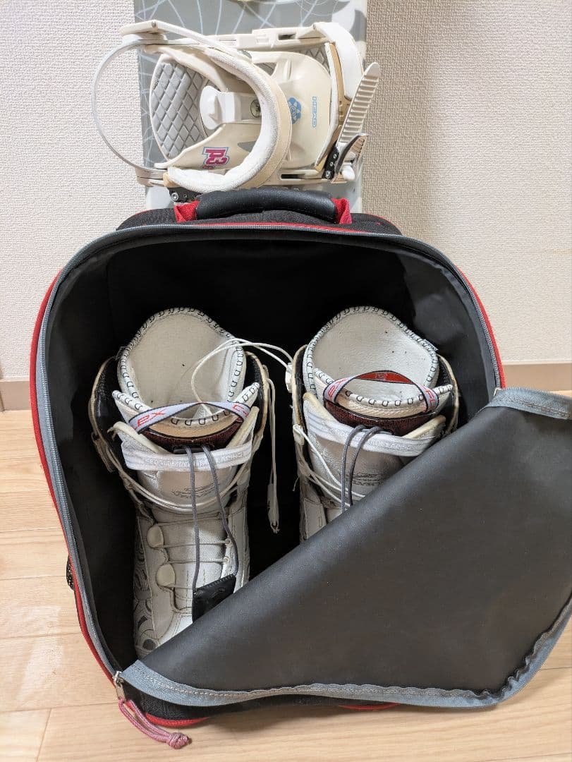 Masso X HEAD 144cm スノーボード ブーツ 3点セット ケース付