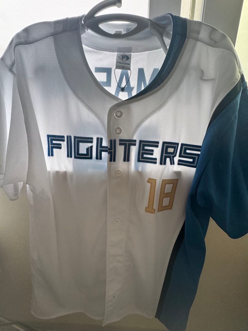 北海道日本ハムファイターズ　山﨑福也　ユニフォーム　　Lサイズ