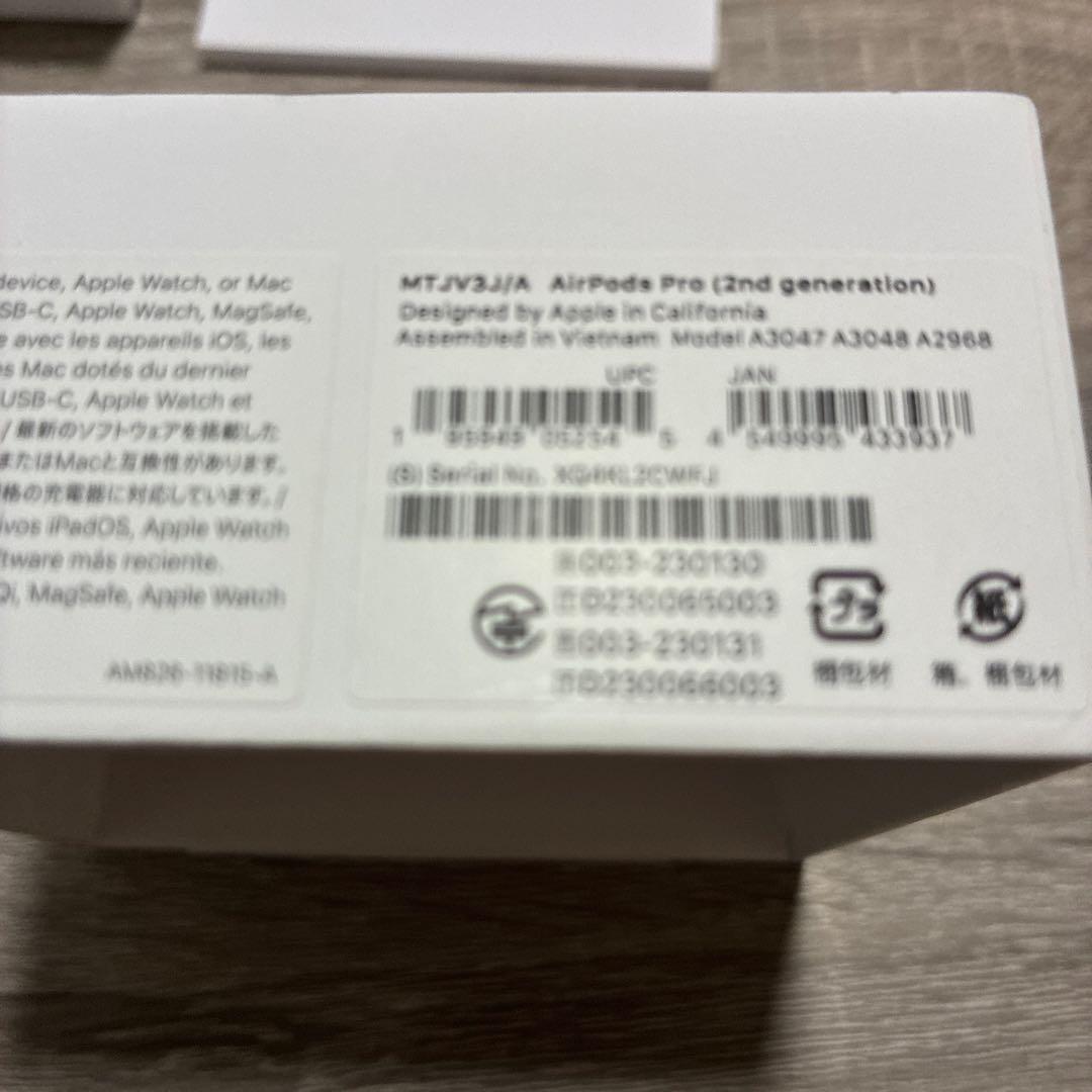 AirPods Pro 第2世代本体 USB-C MTJV3J/A