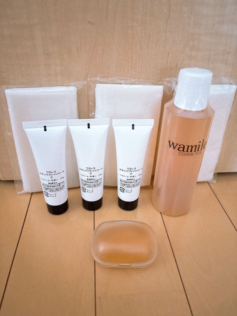 ワミレス　スキンリフレッシャー　A B 新品　イオーヌソープ　ガーゼ　化粧水