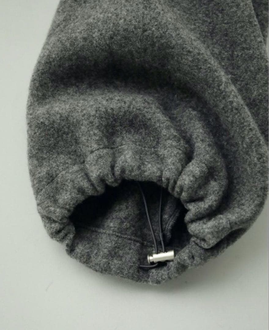 タグ付未使用 anuke Drawstring Wool Pants GRY