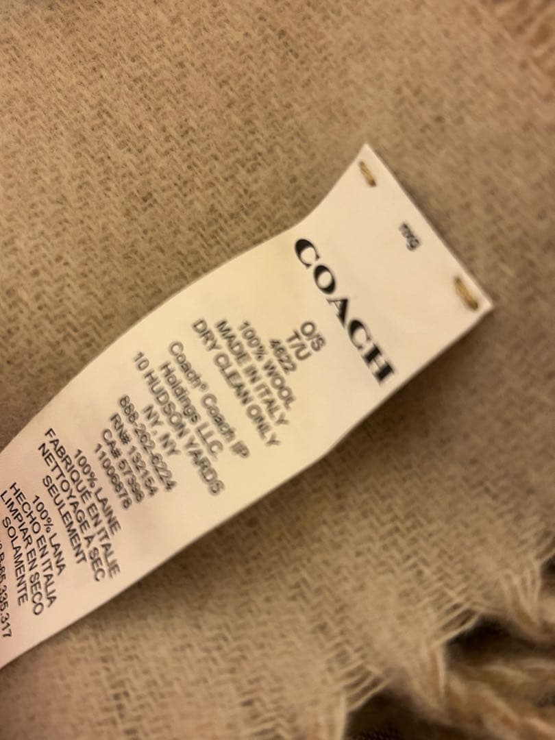 COACH ホースキャリッジ　マフラー【新品未使用】