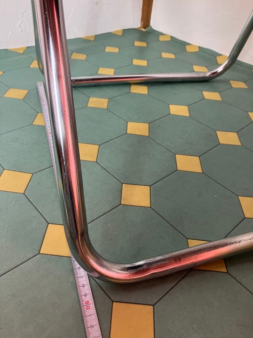 はま　2脚セット　イス　パイプ椅子　アイアン　ミーティング　チェア　③