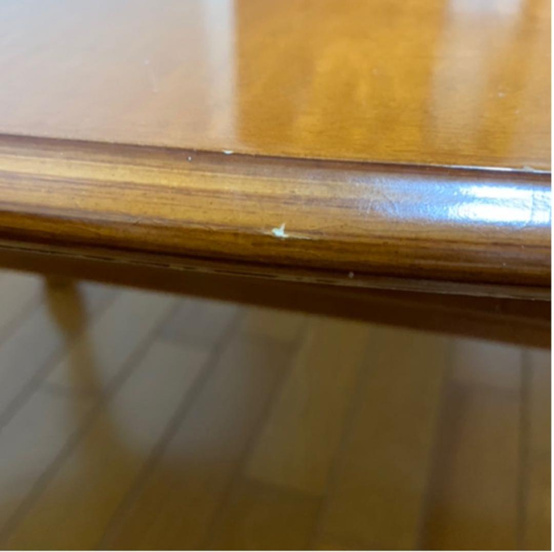 楕円形　猫脚　ローテーブル　センターテーブル　アンティーク風　猫足