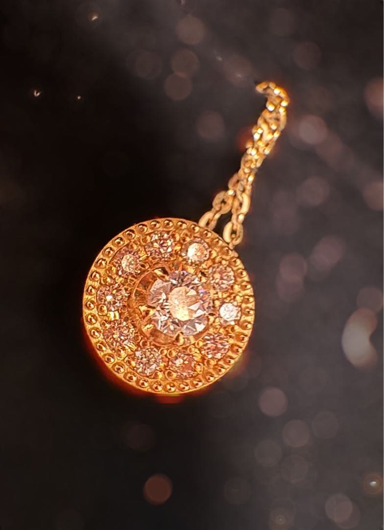 フェスタリアk18 ダイヤモンドルビーペンダント ネックレス