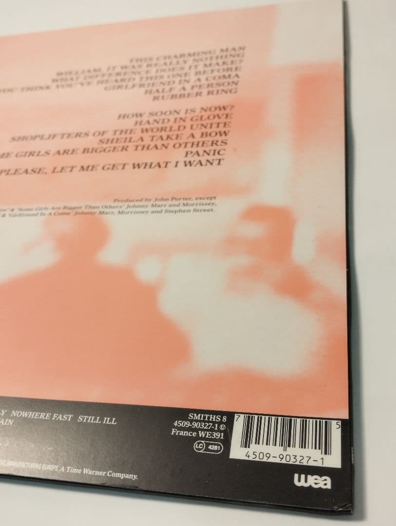 THE SMITHS BEST I UK盤アナログレコード 美品