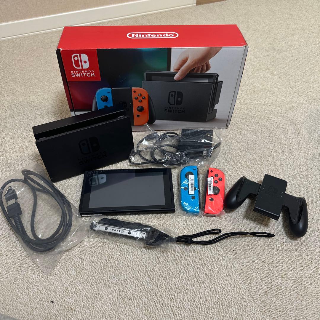 Nintendo Switch 本体 ネオンブルー・レッドジョイコン