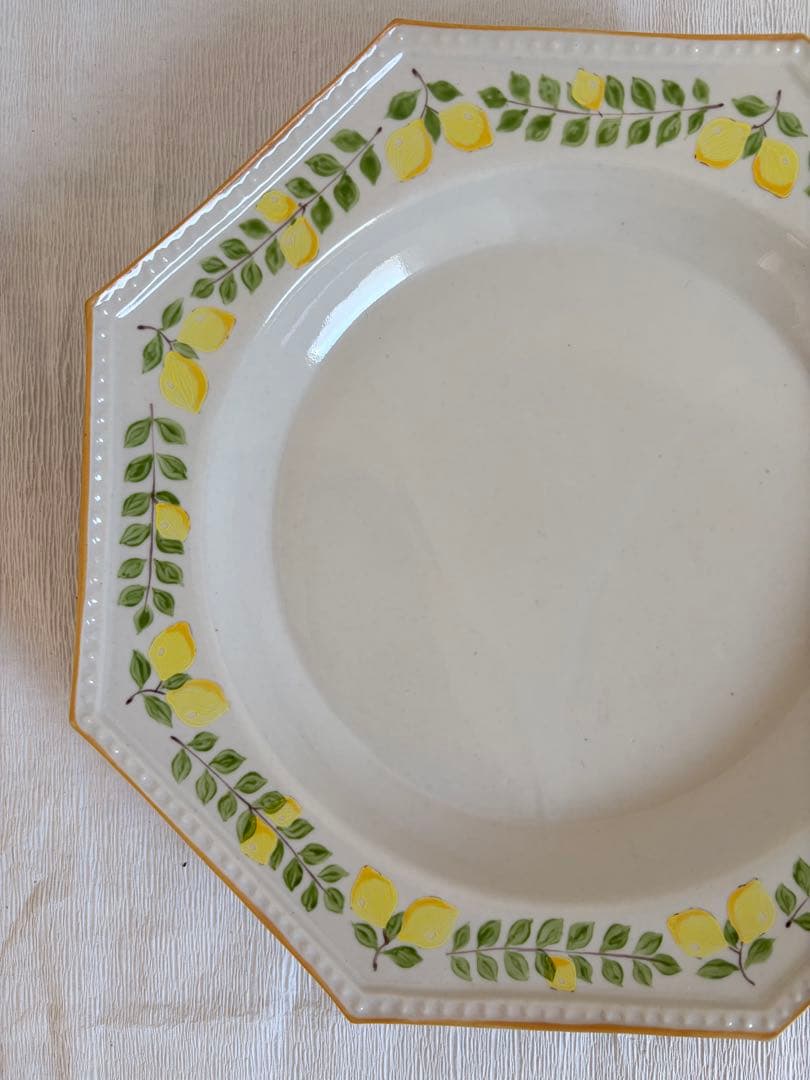 阿部慎太朗 レモン オーバル リム皿 八角皿 豆皿