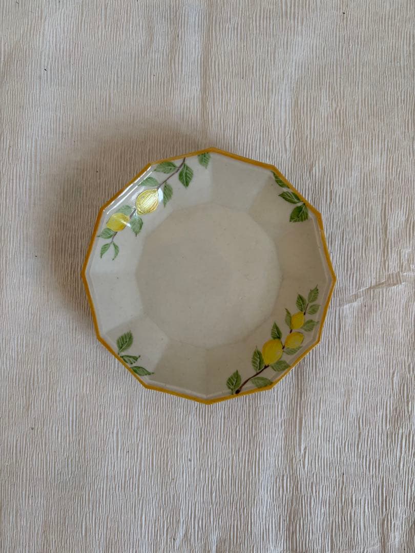阿部慎太朗 レモン オーバル リム皿 八角皿 豆皿