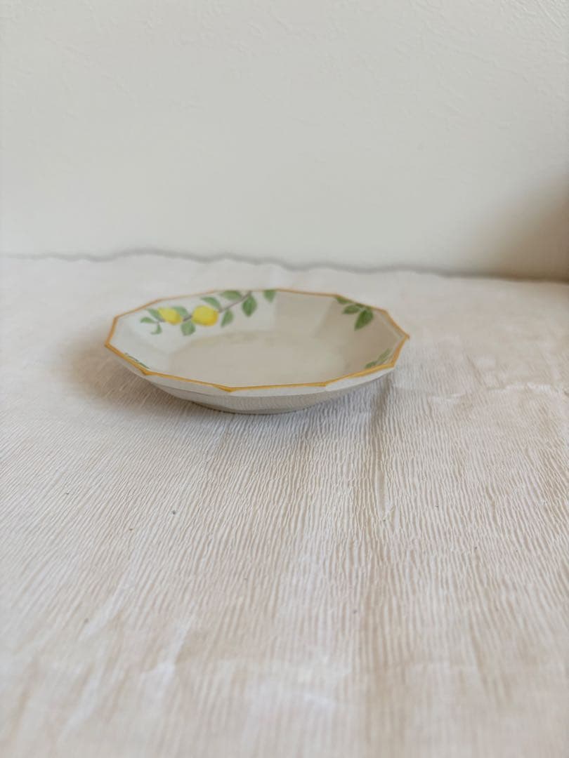 阿部慎太朗 レモン オーバル リム皿 八角皿 豆皿
