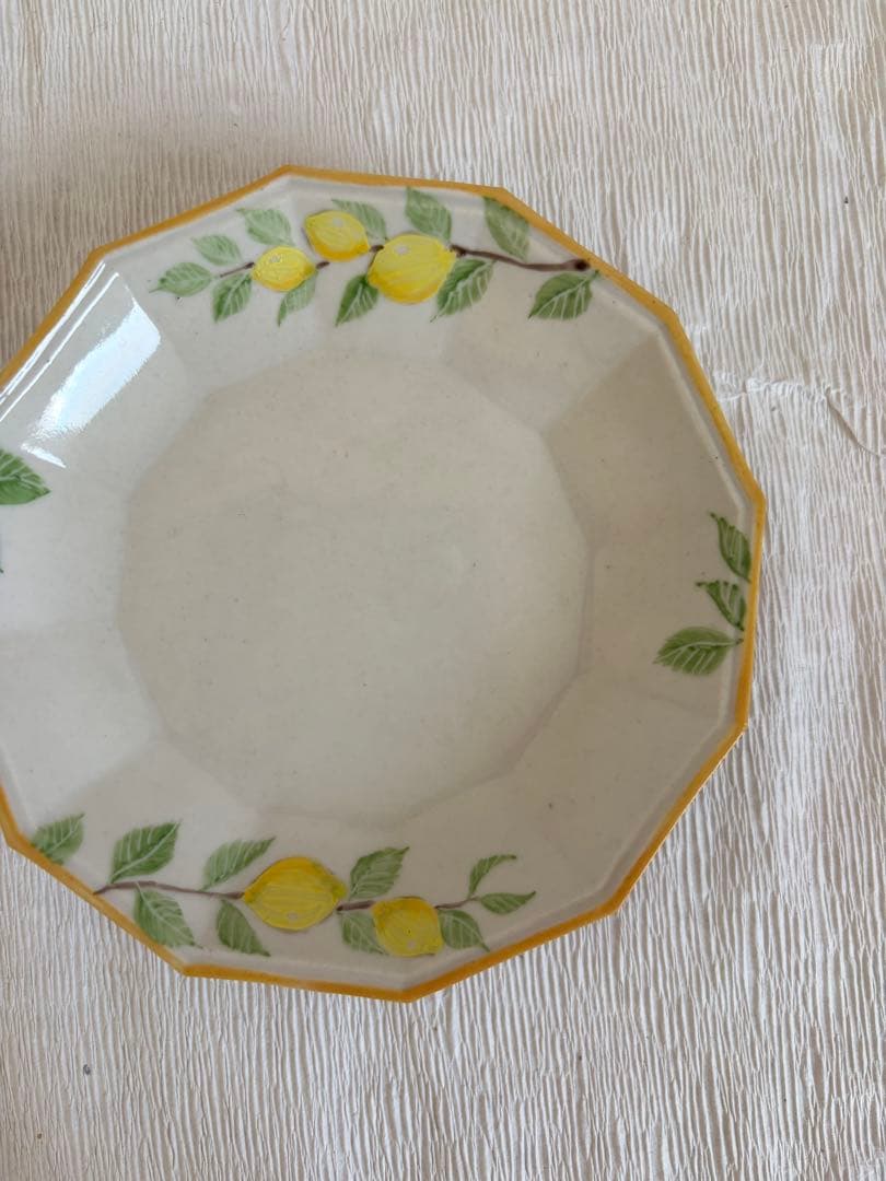 阿部慎太朗 レモン オーバル リム皿 八角皿 豆皿