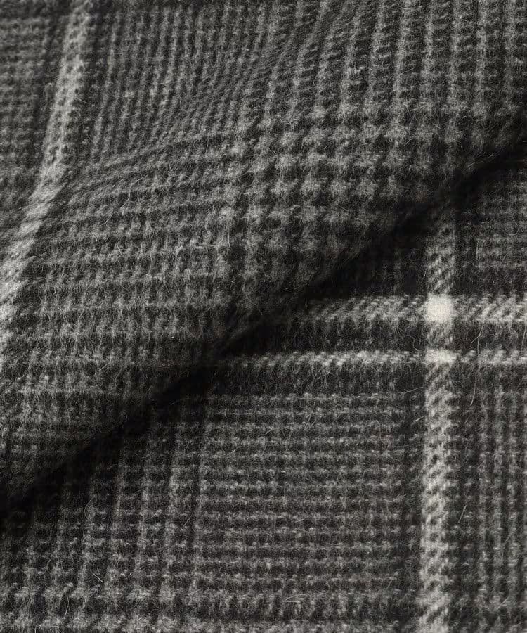 タケオキクチ　【洗えるベビーカシミヤ】グレンチェック マフラー