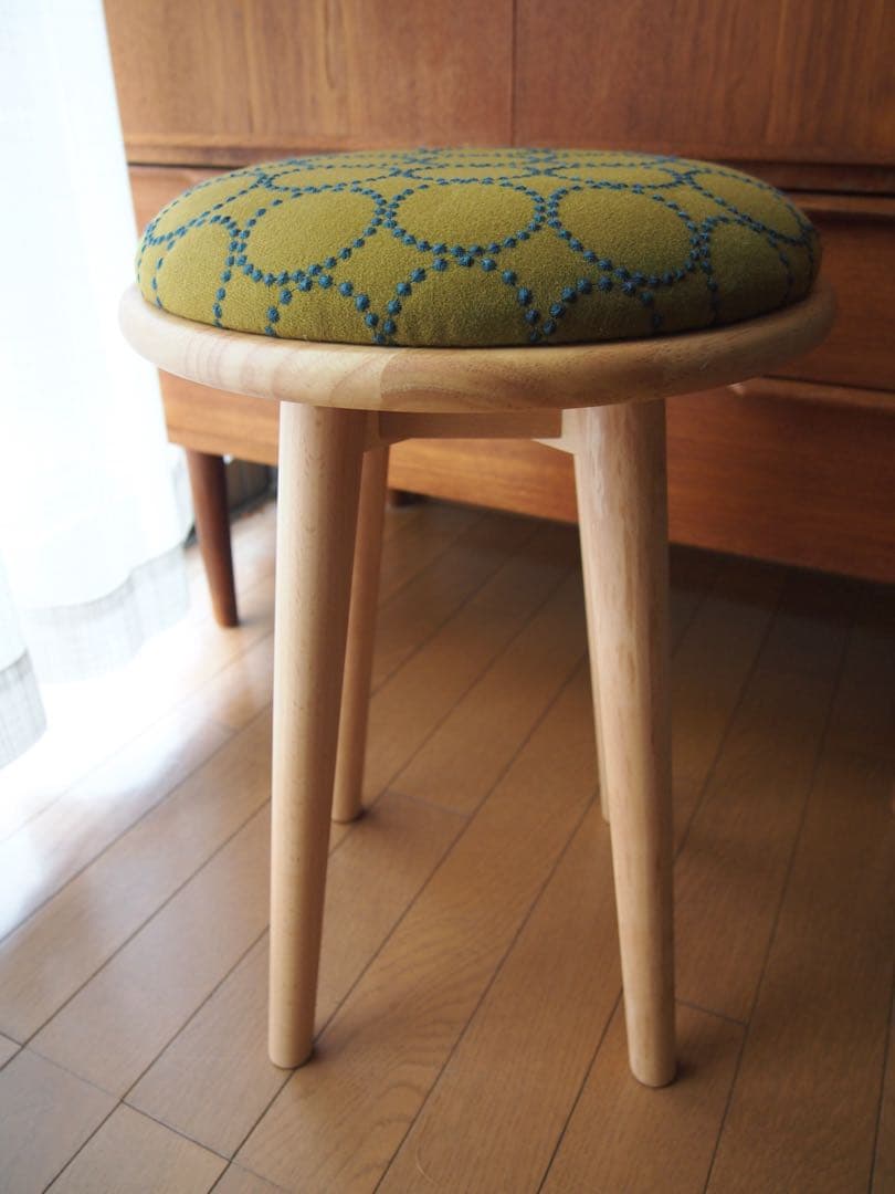 haruhinanaさん専用 ミナペルホネン ハンドメイド スツール タンバリン