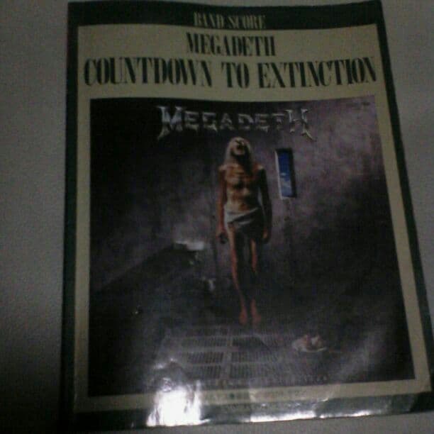 MEGADETH　countdown to extinction 楽譜