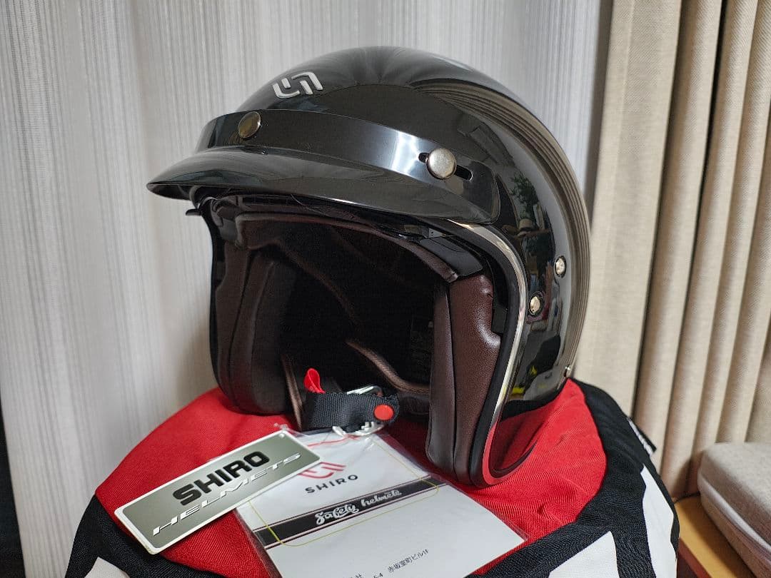SHIRO ジェットヘルメット ブラック
