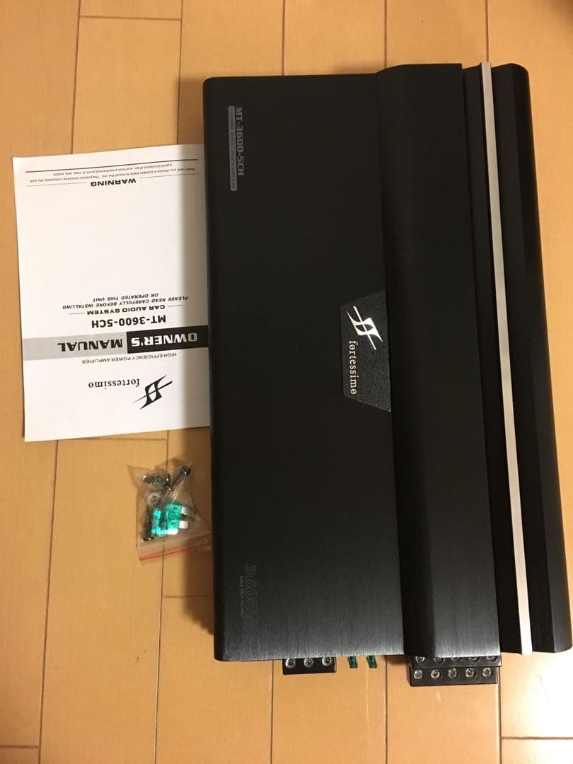 大出力パワーアンプ新品！最大5ch3600w出力可能！