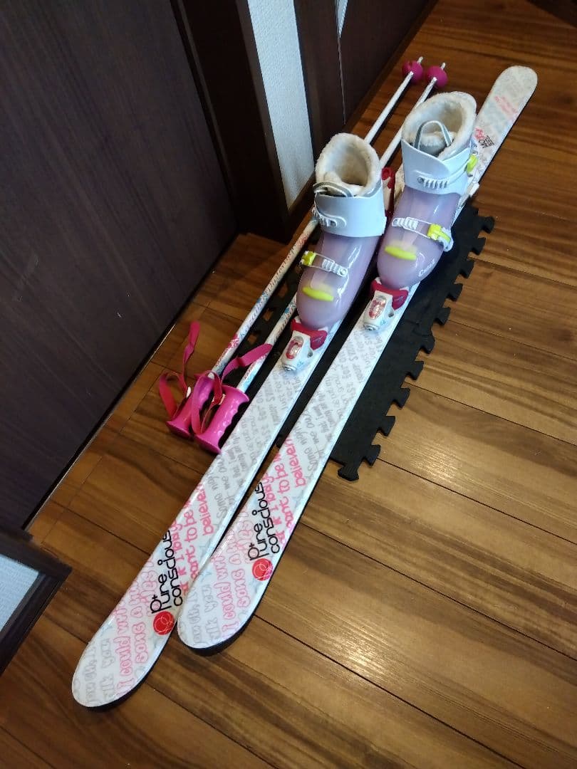 PURECONSCIOUS/女子・小柄な女性用/スキーセット/メンテ・WAX済✔