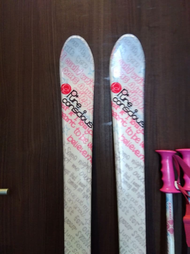 PURECONSCIOUS/女子・小柄な女性用/スキーセット/メンテ・WAX済✔