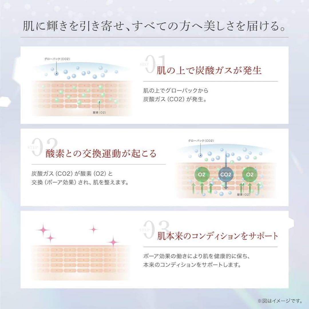 【正規品】2箱エニシーグローパック 炭酸ガスパック 10回分　新品未使用品