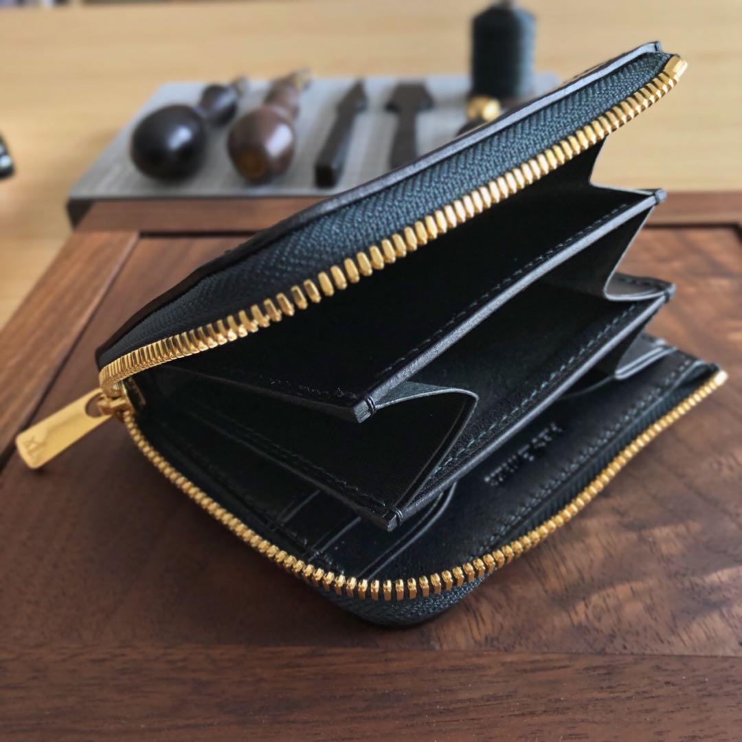 Horweenシェルコードバングリーン×栃木ワイルドサドルブラック L-zip